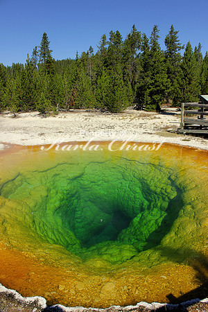 Morning Glory Pool - September 8, 2012 Yellowstone National Park