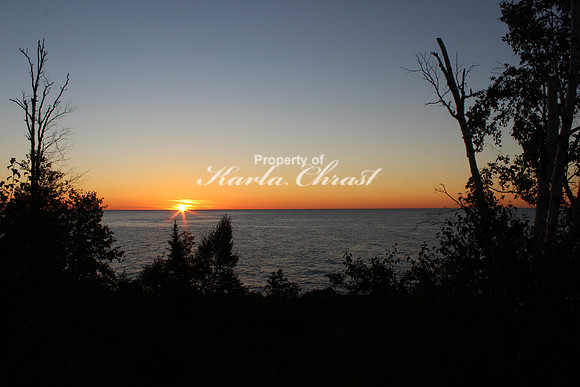 Sunrise Over Lake Superior - September 16 2013